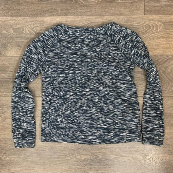 Joe Fresh Women's Sweater Space Dye Long Sleeve Pullover Crew neck Gray Small - Picture 5 of 8